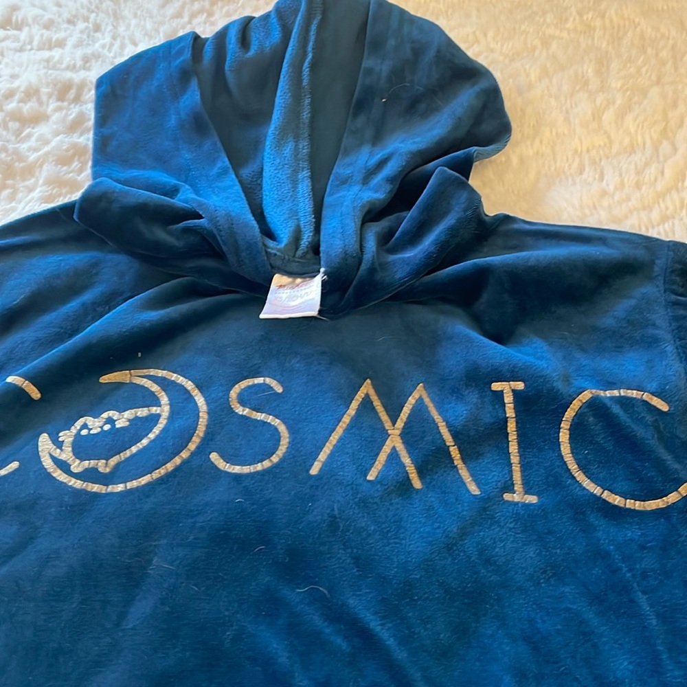 Pusheen XS Rare Edition box Cosmic sweatshirt blue and gold